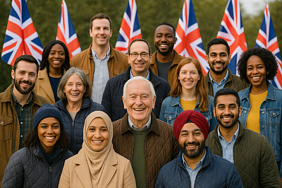 Proudly British — United in Diversity, Standing Together for a Stronger Future.